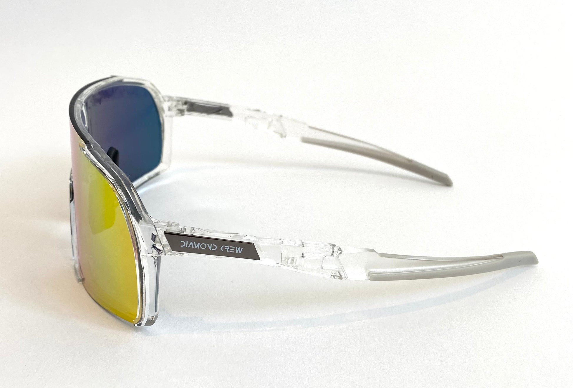 Diamond Krew Famous Baseball Sunglasses | black frame and lens detail