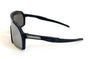Diamond Krew Walk-Off Baseball Sunglasses | black frame and lens detail