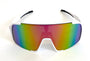 Diamond Krew Lucky Baseball Sunglasses | alternate view of white frame and lenses