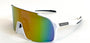 Diamond Krew Lucky Baseball Sunglasses | white frame product view