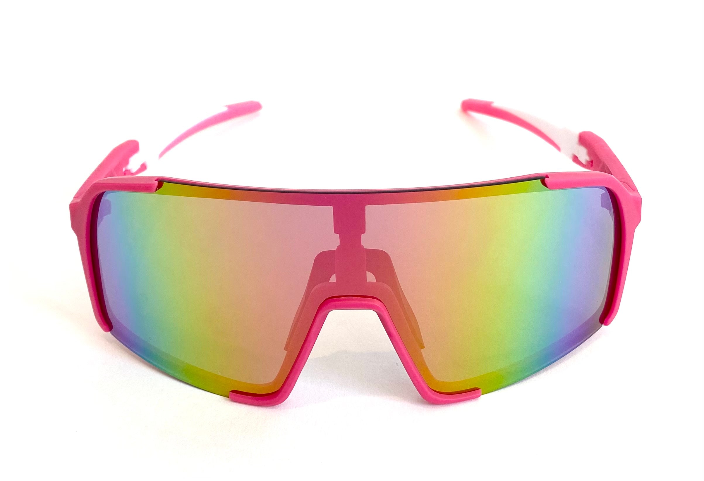 Diamond Krew Pink Baseball Sunglasses | alternate view of black frame and lenses