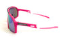 Diamond Krew Pink Baseball Sunglasses | black frame and lens detail