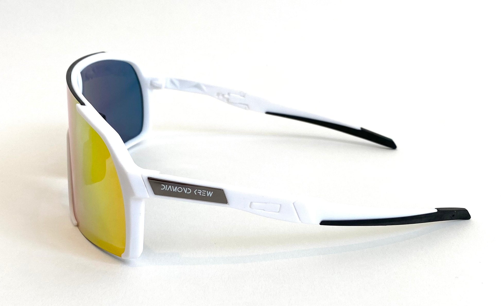 Diamond Krew Heater Baseball Sunglasses | black frame and lens detail