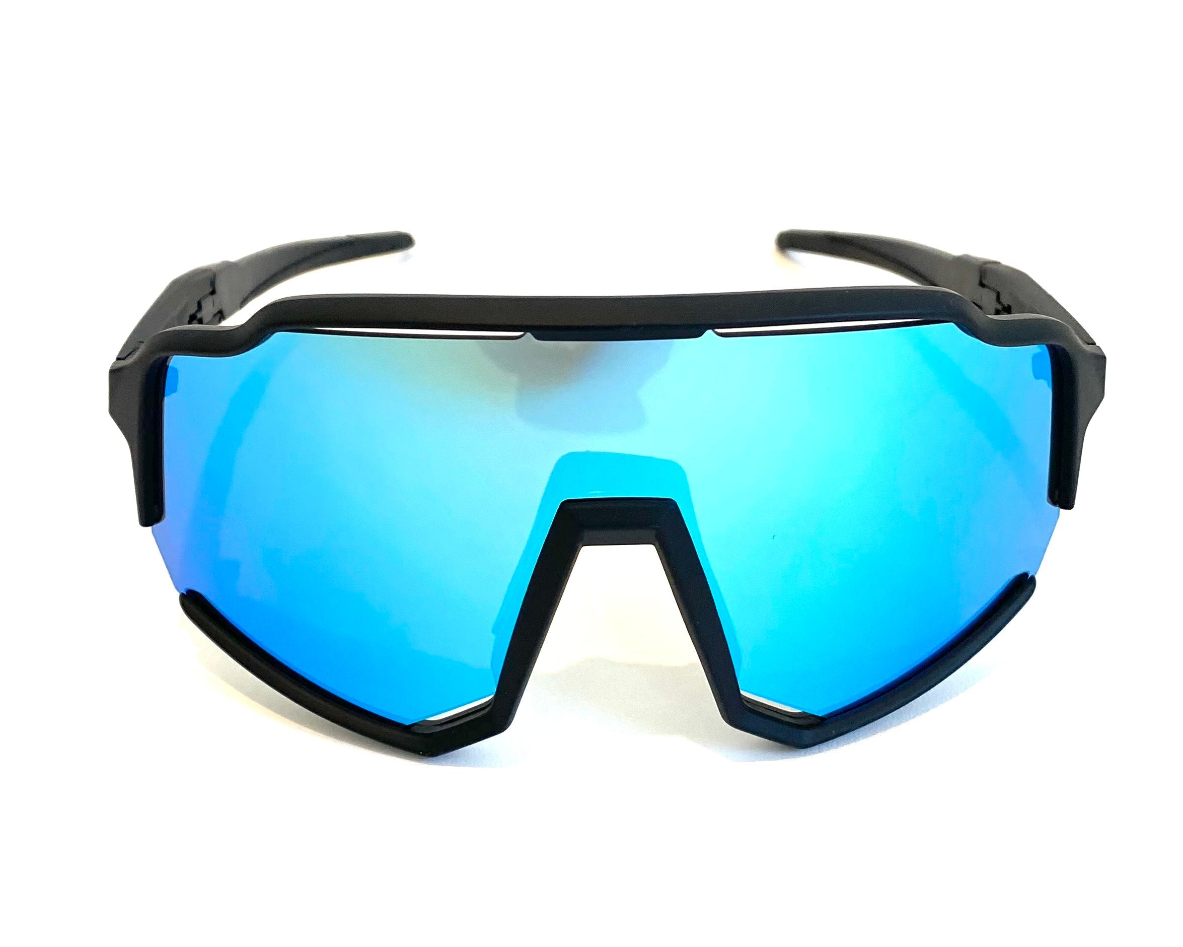Diamond Krew Frost Baseball Sunglasses | alternate view of black frame and lenses