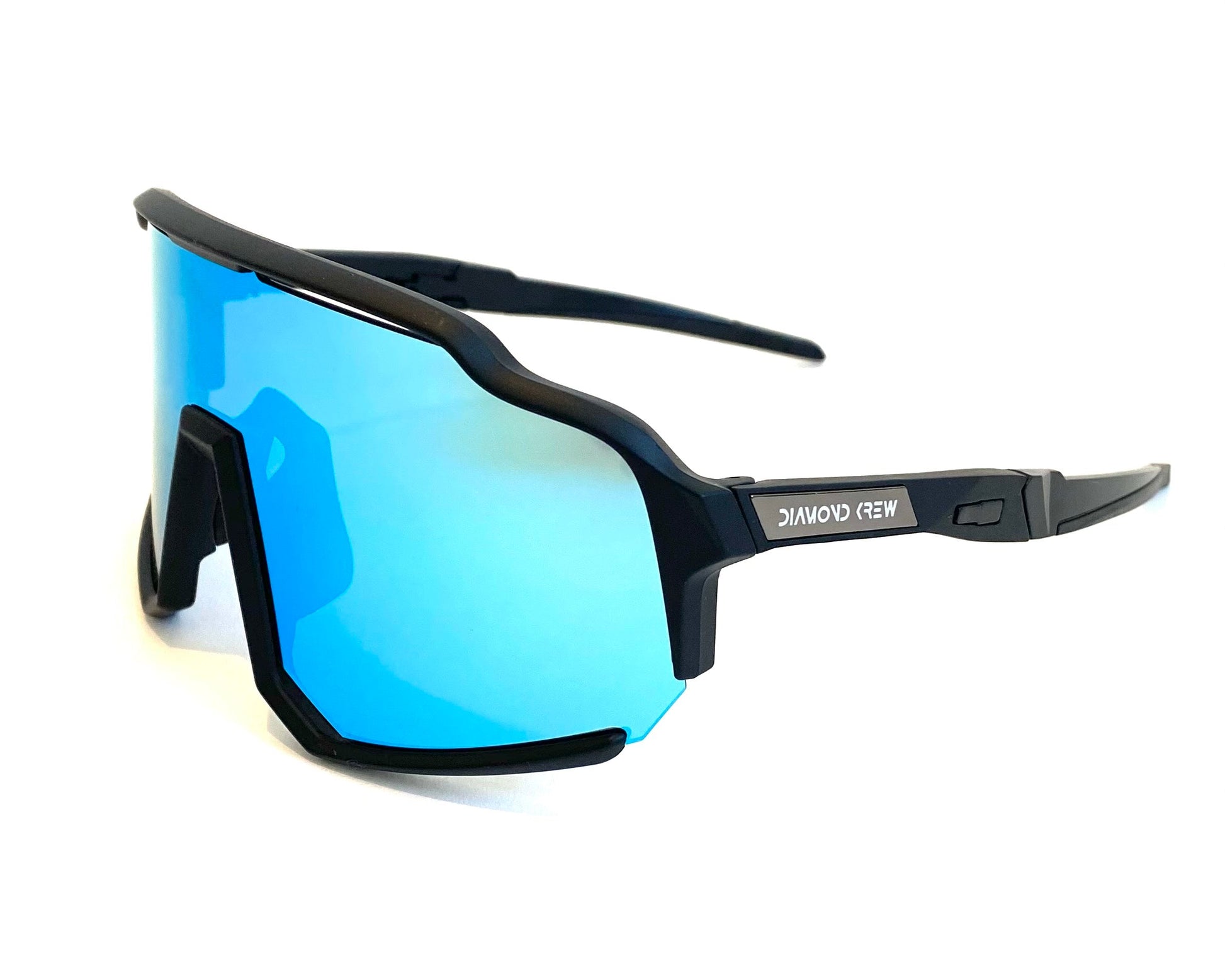 Diamond Krew Frost Baseball Sunglasses | black frame product view