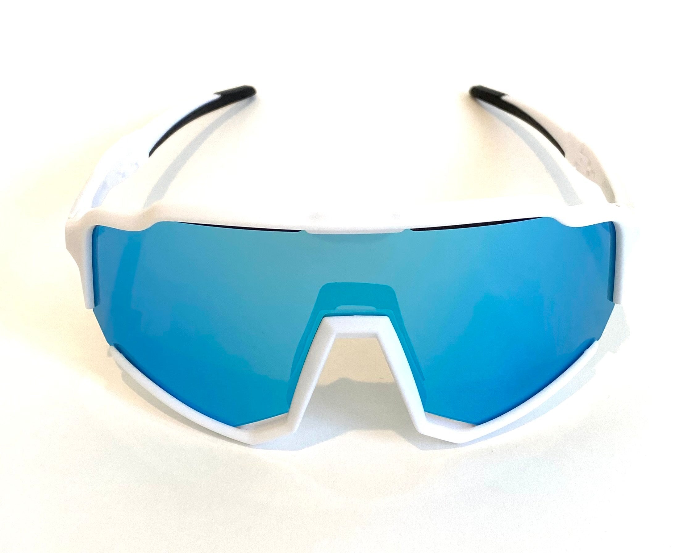 Diamond Krew Moon Shot Baseball Sunglasses | alternate view of white frame and lenses