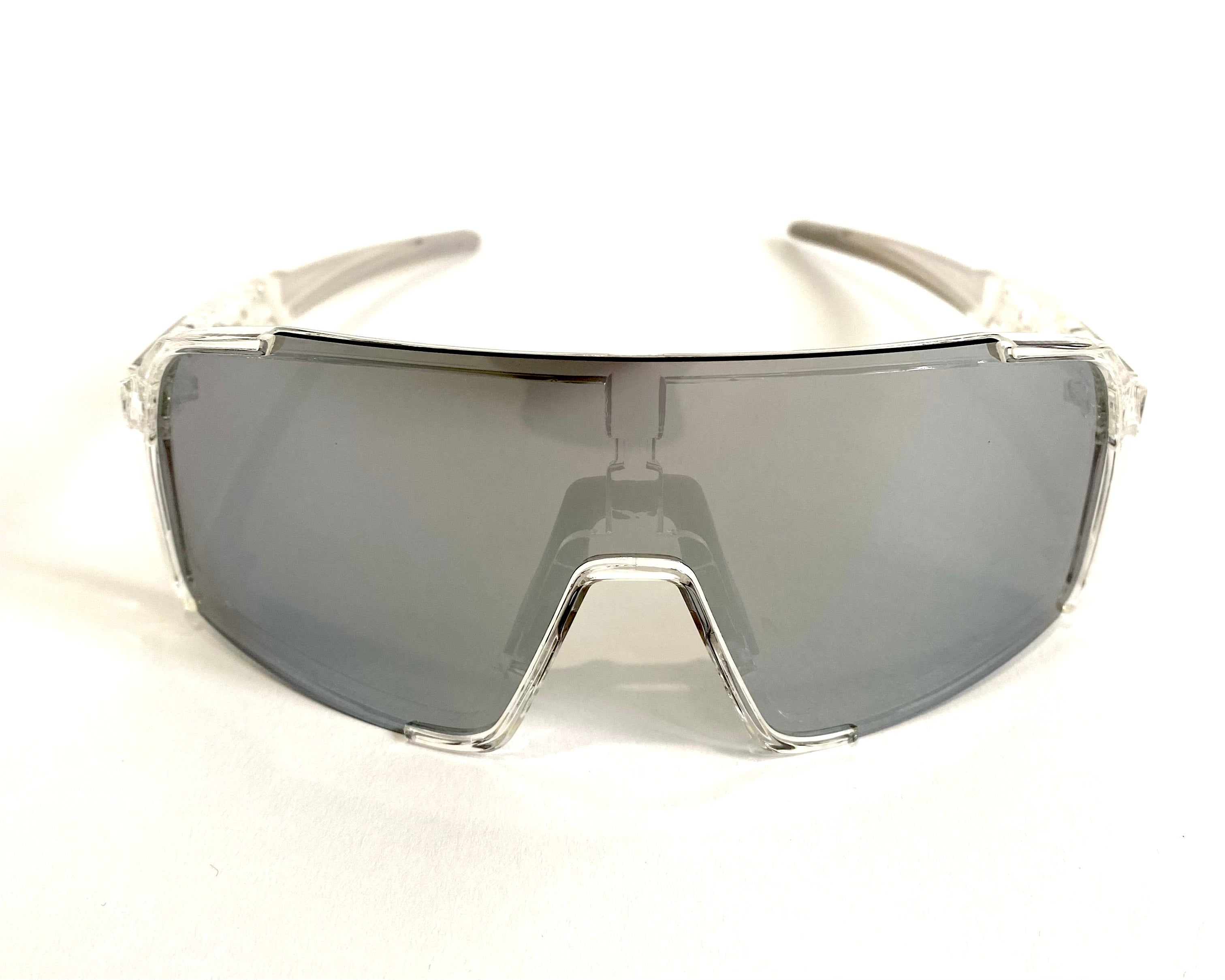 Diamond Krew MVP Baseball Sunglasses | alternate view of clear frame and lenses