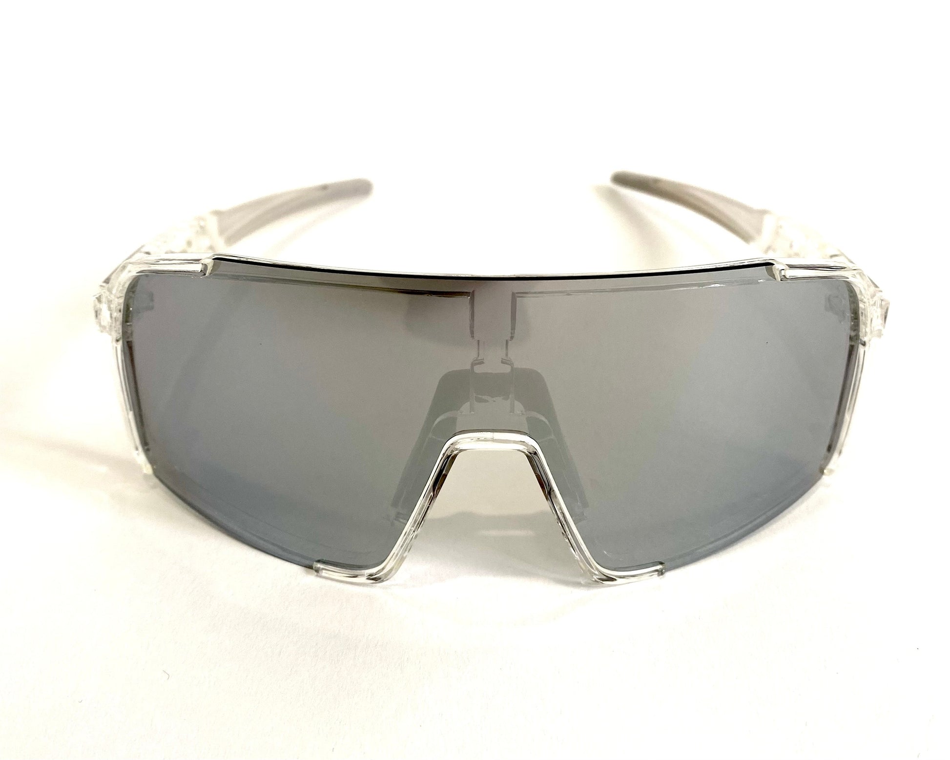 Diamond Krew MVP Baseball Sunglasses | alternate view of clear frame and lenses