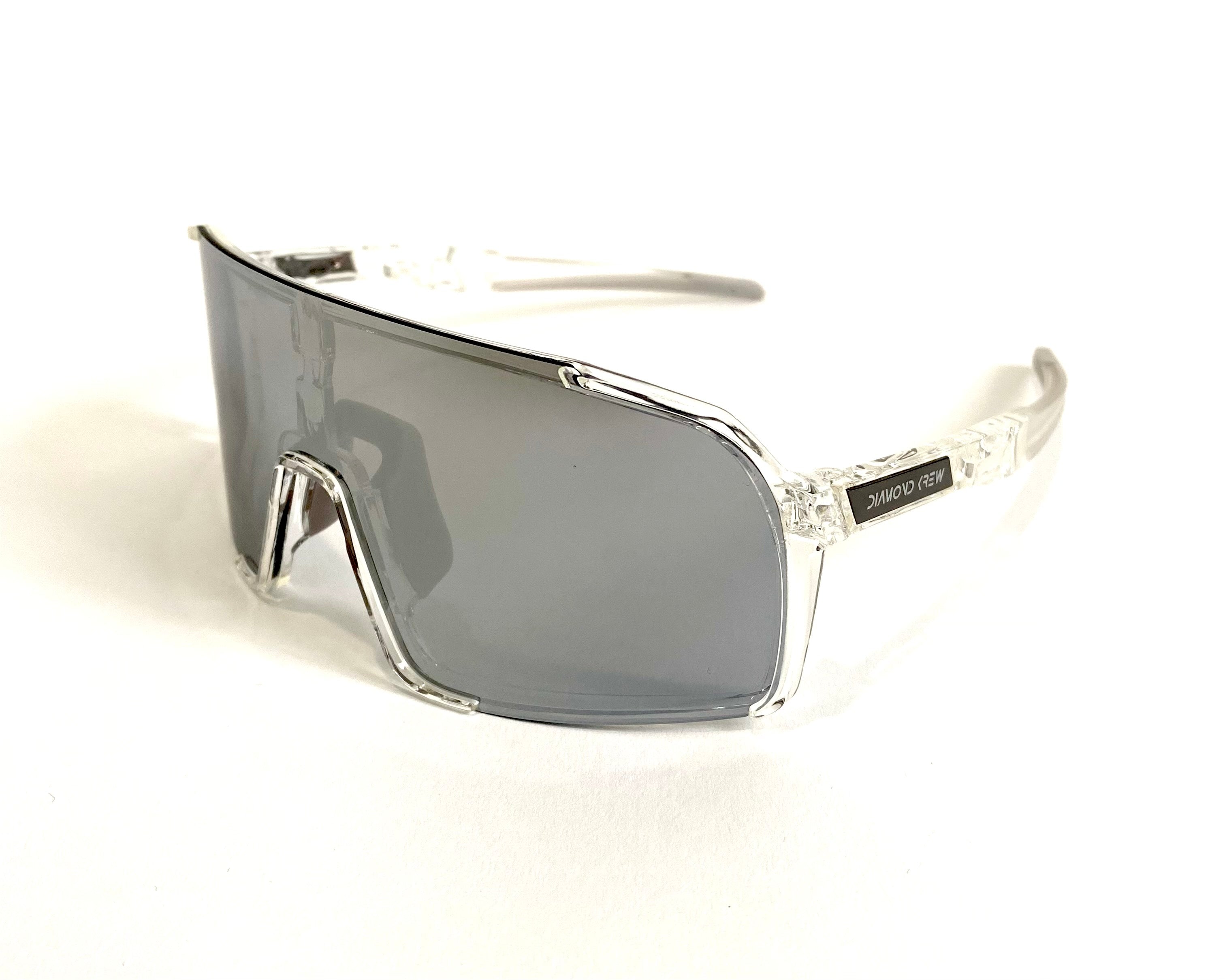 Diamond Krew MVP Baseball Sunglasses | clear frame product view