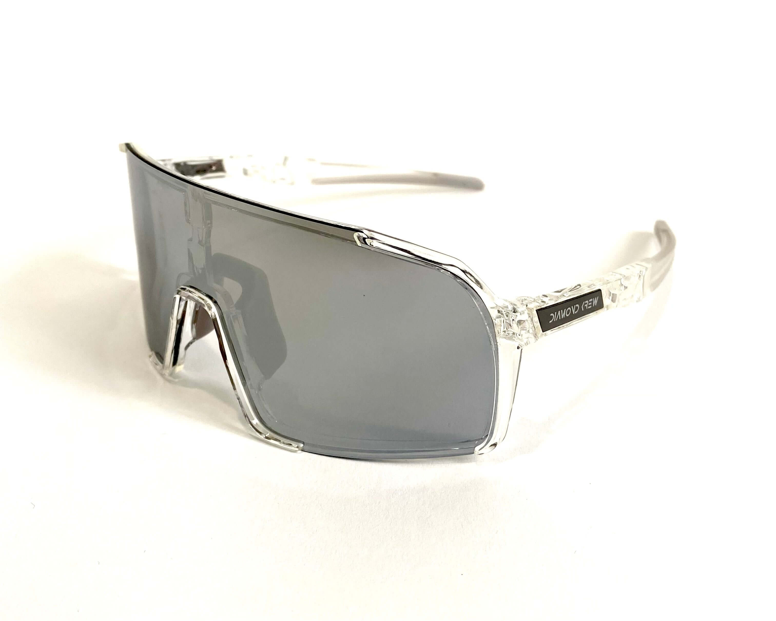 Diamond Krew MVP Baseball Sunglasses | clear frame product view