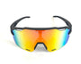Diamond Krew Hollywood 2.0 Baseball Sunglasses | alternate view of black frame and lenses