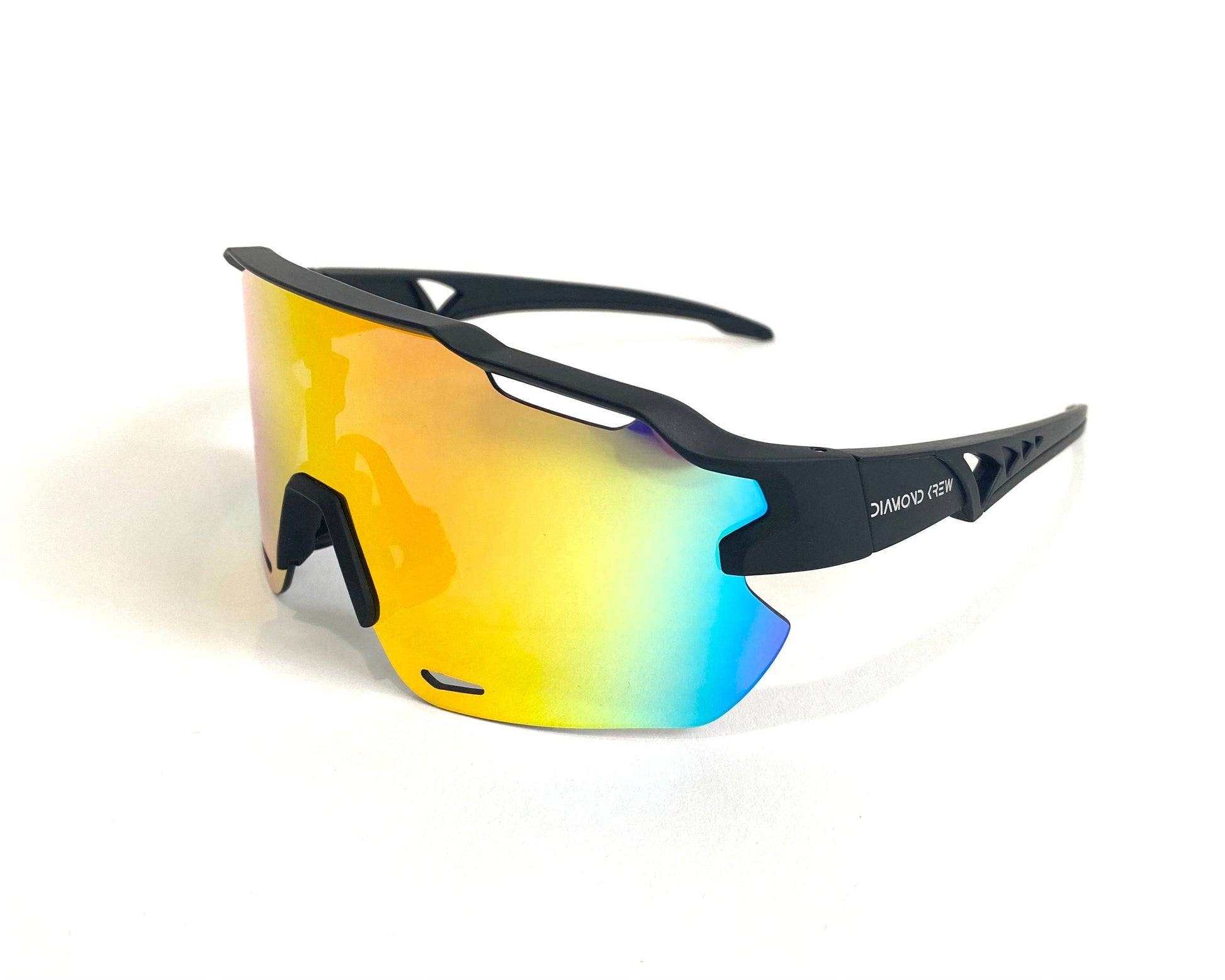 Diamond Krew Hollywood 2.0 Baseball Sunglasses | black frame product view