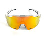 Diamond Krew Famous 2.0 Baseball Sunglasses | alternate view of clear frame and lenses