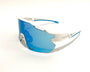 Diamond Krew Snow Baseball Sunglasses | white frame product view
