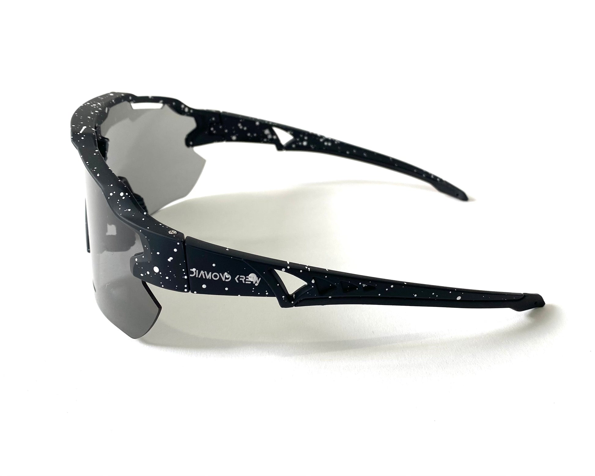 Diamond Krew Vulcan Polarized Baseball Sunglasses | frame and polarized lens detail