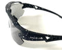 Diamond Krew Vulcan Polarized Baseball Sunglasses | additional black and white splatter frame view
