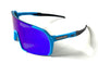 Diamond Krew Frozen Baseball Sunglasses | blue frame product view