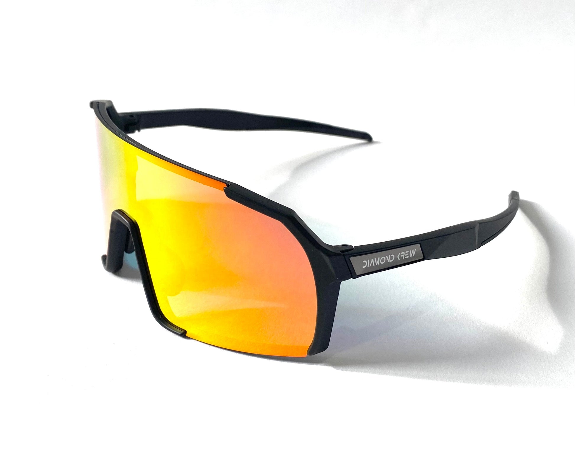 Diamond Krew Hollywood Youth Baseball Sunglasses | black frame product view