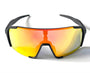 Diamond Krew Hollywood Youth Baseball Sunglasses | alternate view of black frame and lenses