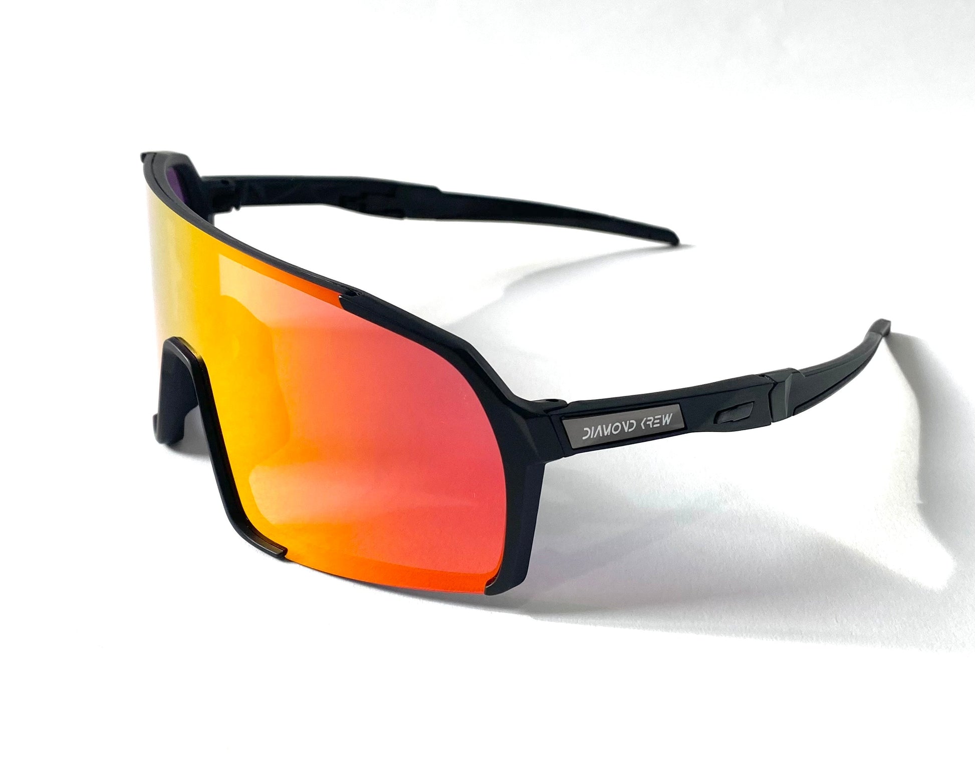 Diamond Krew Loud Baseball Sunglasses | black frame product view