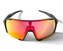 Diamond Krew Loud Baseball Sunglasses | alternate view of black frame and lenses