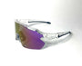 Diamond Krew Wild Baseball Sunglasses | clear frame product view