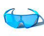 Diamond Krew Frozen Youth Baseball Sunglasses | alternate view of black frame and lenses