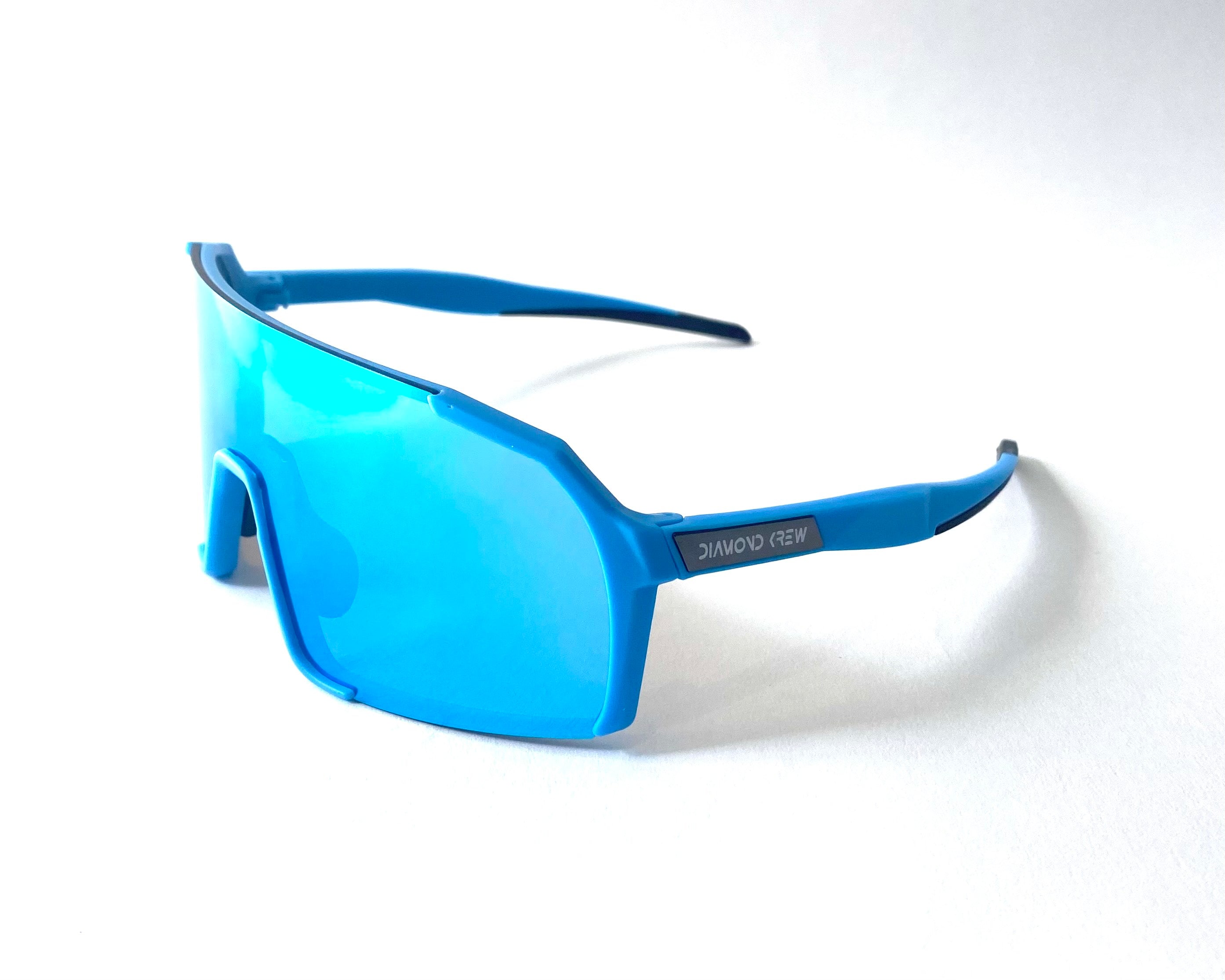 Diamond Krew Frozen Youth Baseball Sunglasses | black frame product view