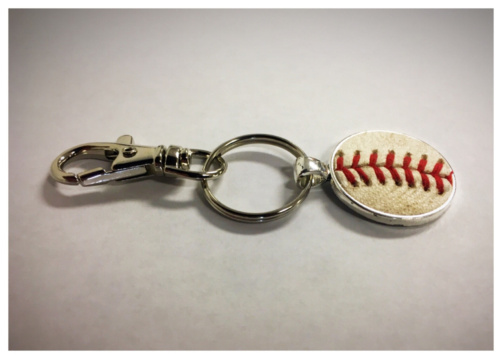Baseball Seam Keychain