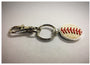 The Baseball Seams Company Baseball Seam Keychain made with used baseball seams, product detail view