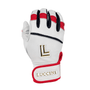 Luccini Baseball Batting Gloves | Americana Series - White/Red/Navy