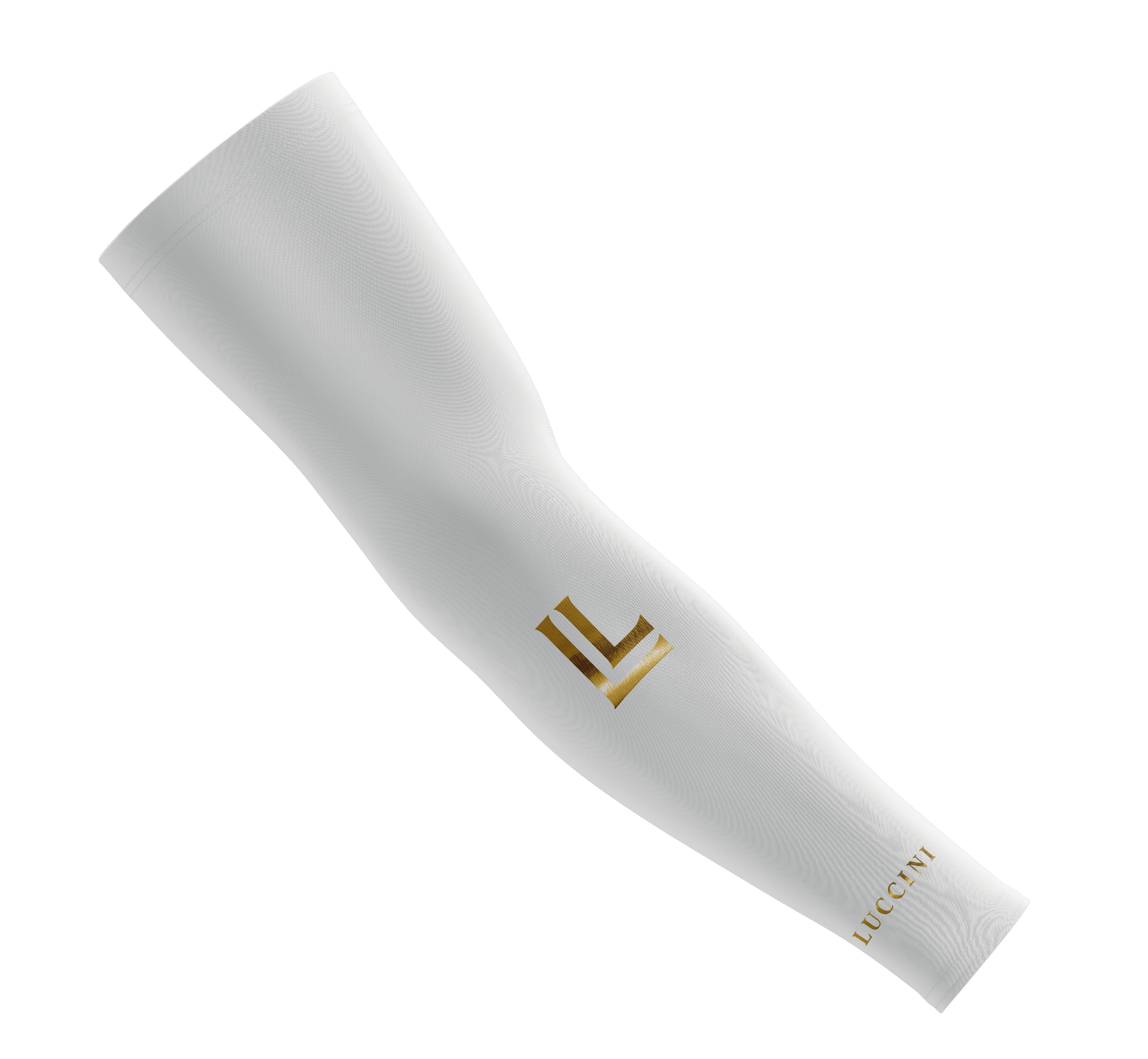 Luccini Baseball Compression Arm sleeve - White