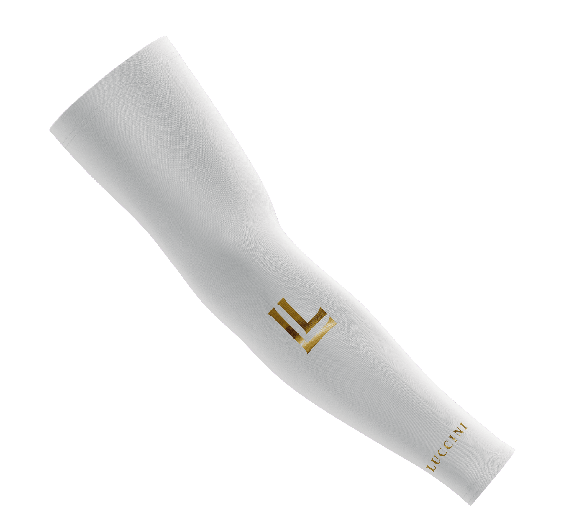 Luccini Baseball Compression Arm sleeve - White