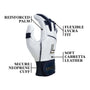 Luccini Baseball Batting Gloves | Legacy Series – White/Navy