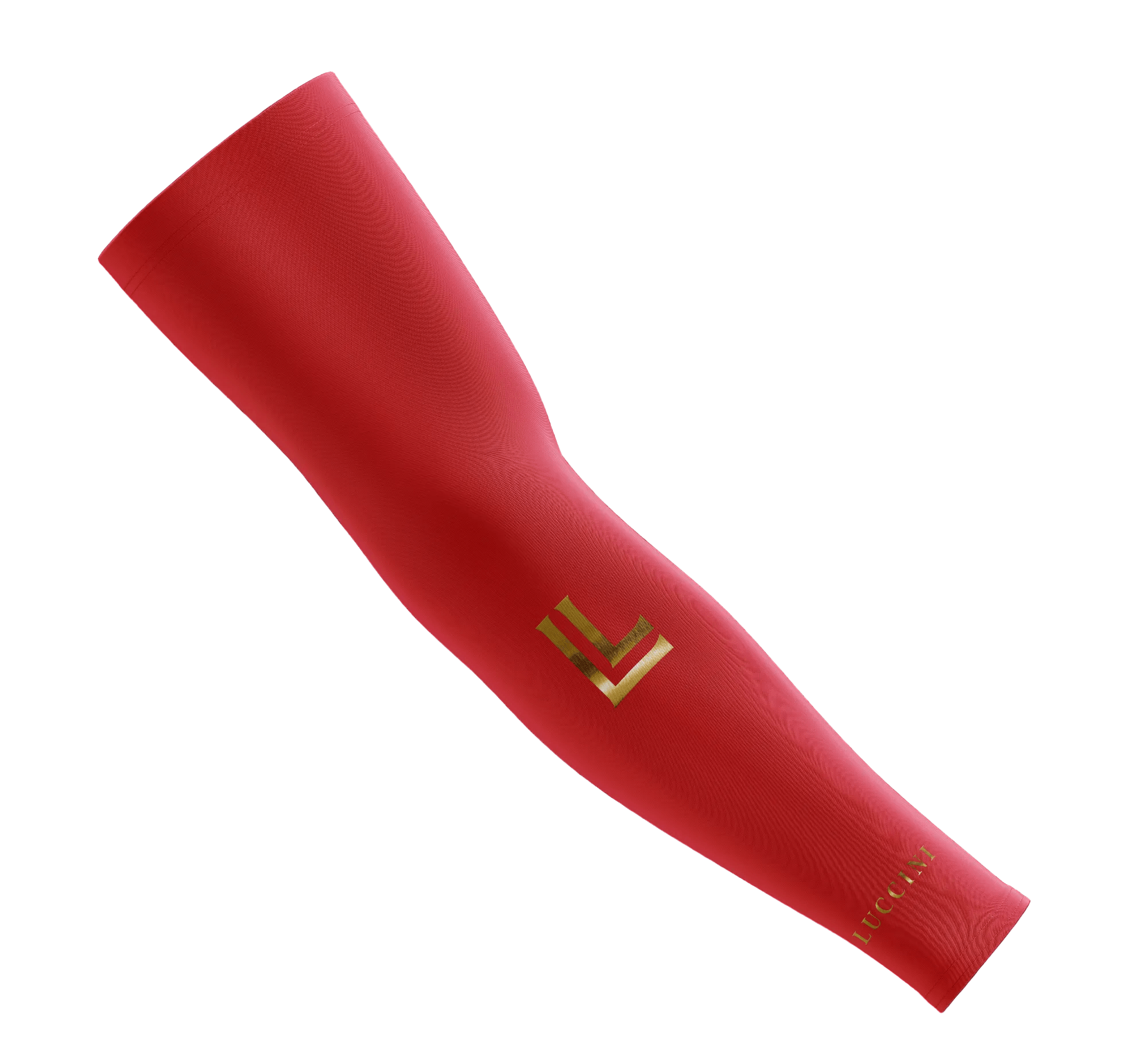 Luccini Baseball Compression Arm sleeve - Scarlet Red