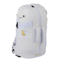 Luccini Baseball Duffel Gear Bag – White | White backpack with a visible brand logo on a white background