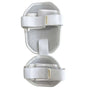 Back Luccini Baseball Elbow Guard - White