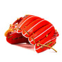 Jax Baseball Fielding Glove | CB-3 | Infield | Red, featuring deep pocket and quality leather construction.