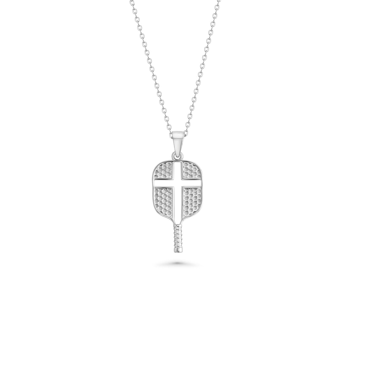 Pickleball Necklace With Cross Cutout