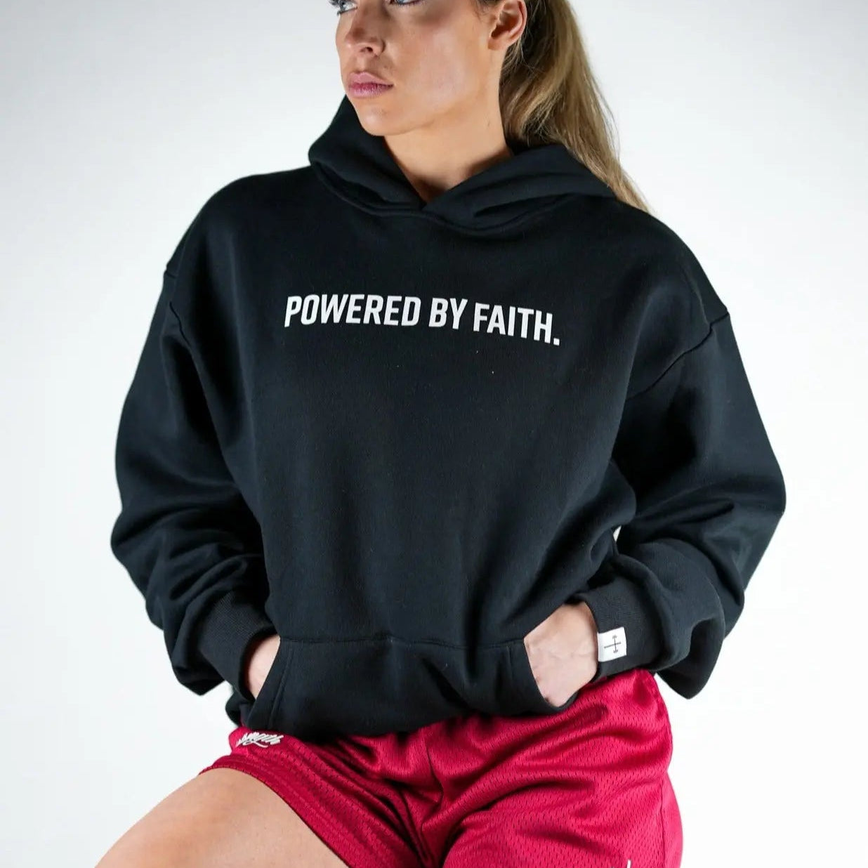 HolStrength Powered By Faith Hoodie black