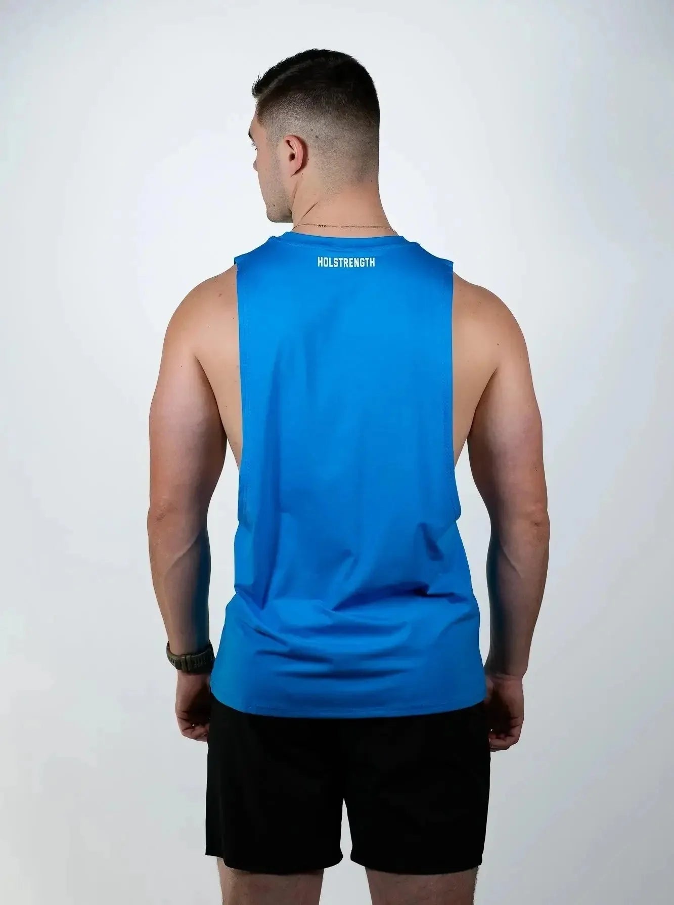 Premium Cut Off shirt blue