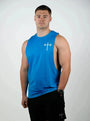Premium Cut Off shirt blue