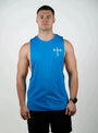 Premium Cut Off shirt blue
