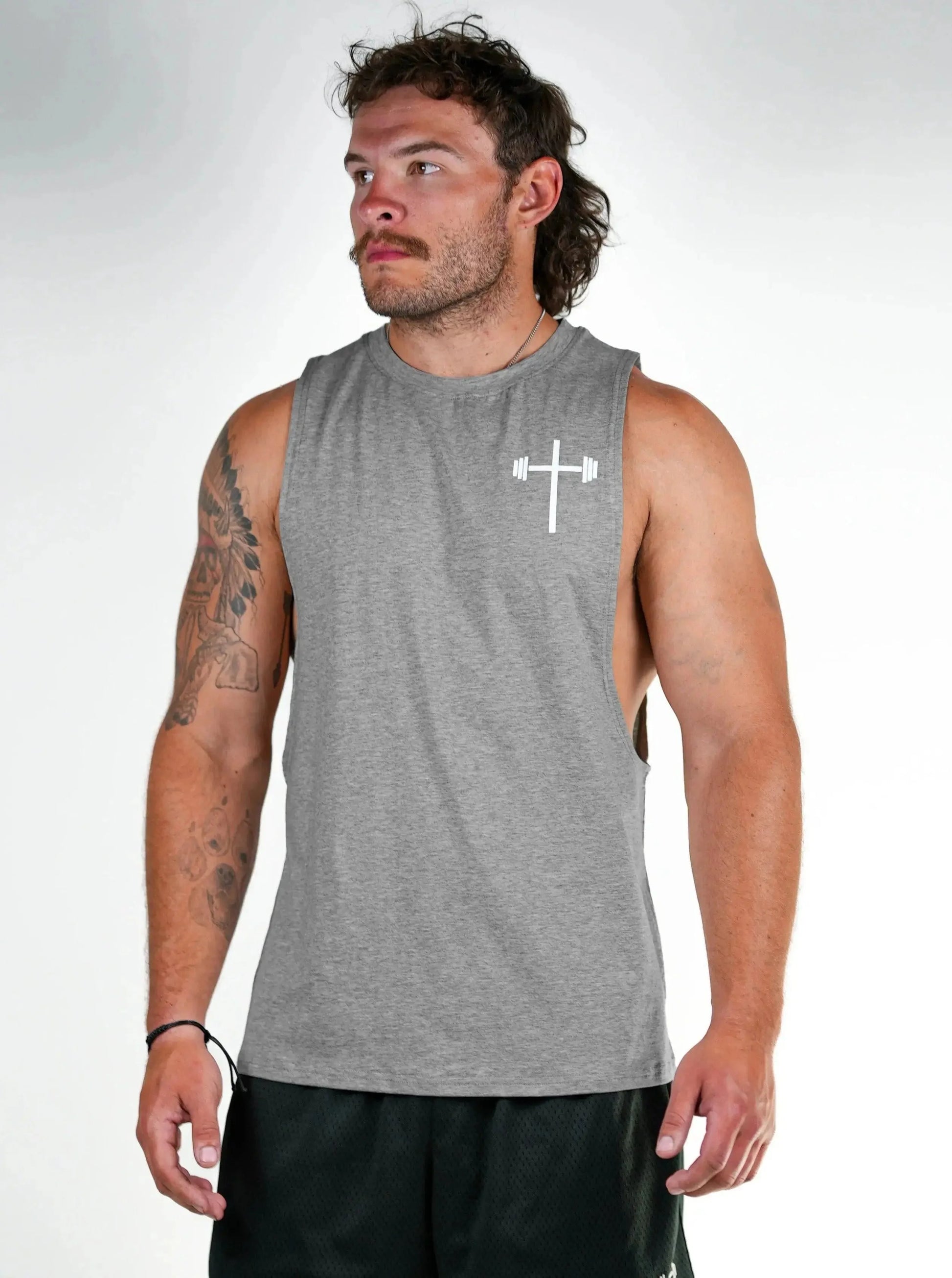 Premium Cut Off shirt grey