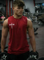Premium Cut Off shirt red