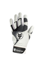 VukGripz Prowler Black Batting Gloves showcasing advanced grip technology for enhanced performance.