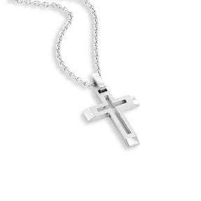 Christian Cross Necklace | Cut Out Cyber Cross