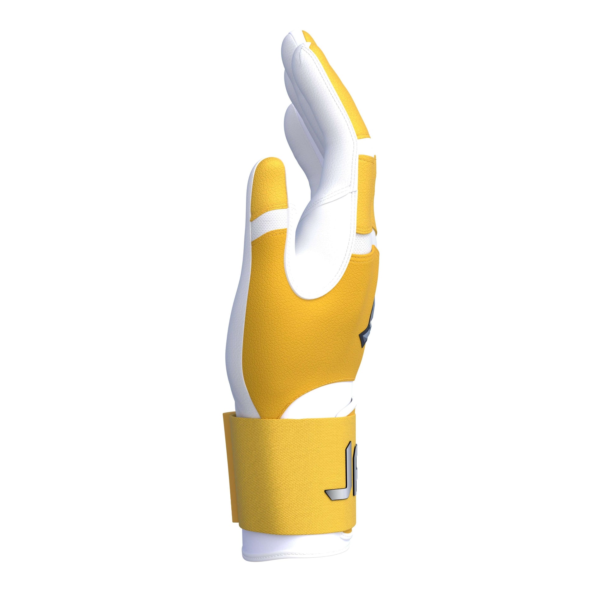 Jax Baseball Batting Gloves | Lead Off Lemon | Strap Cuff in yellow with a sleek design and durable materials.