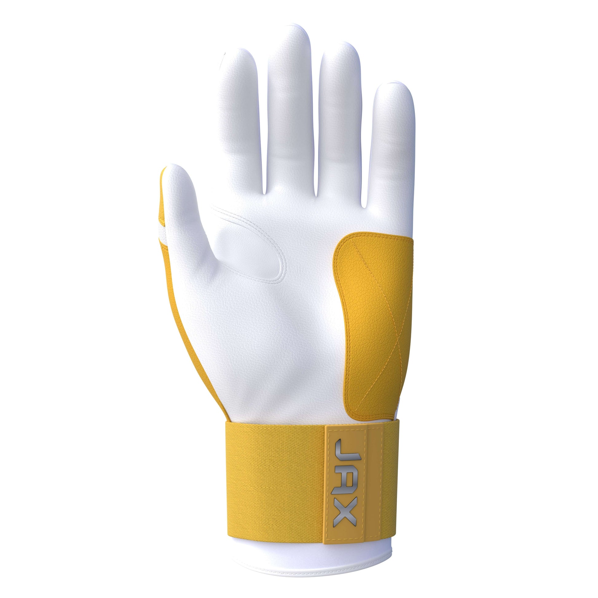 Jax Baseball Batting Gloves | Lead Off Lemon | Strap Cuff showcasing a high-quality design and comfort for baseball players.