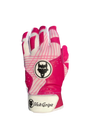 VukGripz Prowler Pink Batting Gloves showcasing innovative grip technology and vibrant pink design.